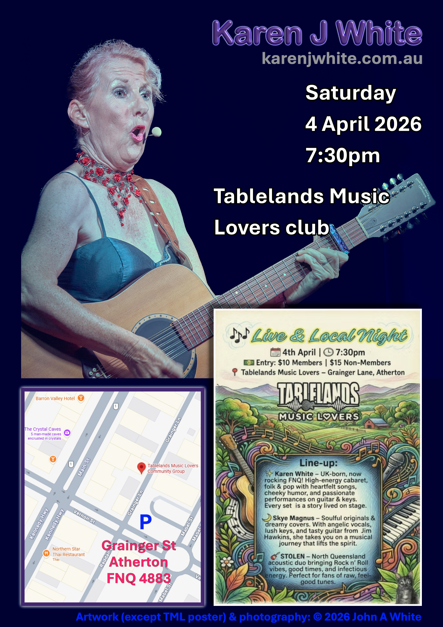 Karen J White - TML's Live and Local 2026 - poster
